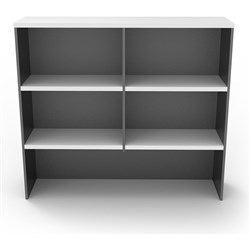 Rapidline Rapid Worker Overhead Hutch 1200W x 315D x 1070mmH White And Ironstone