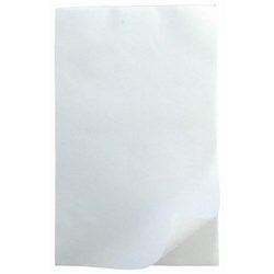 Writer 8 x 5 Bank Office Pad 100 Sheet Plain White