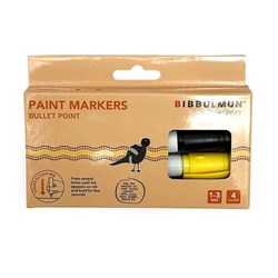 Bibbulmun Paint Markers Bullet 1-3mm Assorted Box Of 4