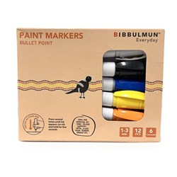 Bibbulmun Paint Markers Bullet 1-3mm Assorted Box Of 12