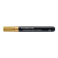 Staedtler 349 Lumocolor Paint Marker Medium Bullet 2.4mm Gold