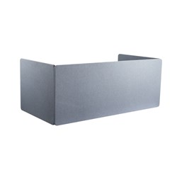Ergovida Acoustic Two Sided Screen With Clasps 1500W x 20D x 600mmH Grey