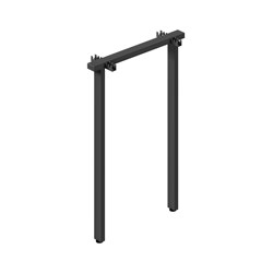 Rapidline Eternity High Bar Table Intermediate Leg 690W x 180D x 1015mmH Black