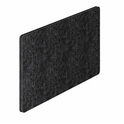 Rapidline Desk Mounted Eco Panel Screen 1500W x 27D x 900mmH Black