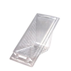 Envirochoice Sandwich Wedge Recycled PET Extra Large 189mm x 86mm x 80mm Clear Carton 500