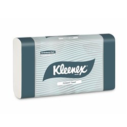 Kimberley Clark Paper Hand Towel Compact 1 Ply 295mm x 190mm Carton Of 24
