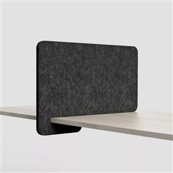 Visionchart SANA Serenity Altitude Slide On Desk Screen 680W x 24D x 420mmH Shadow