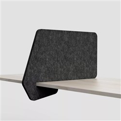 Visionchart SANA Serenity Incline Slide On Desk Screen 680W x 24D x 420mmH Shadow