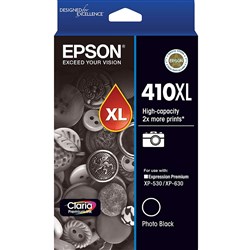 Epson 410XL Claria Premium Ink Cartridge High Yield Photo Black