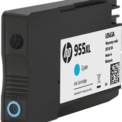 HP 955XL High Yield Cyan Ink Cartridge