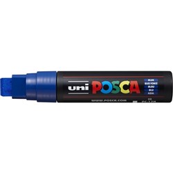 Uni Posca PC-17K Paint Marker Extra Broad 15mm Chisel Tip Blue