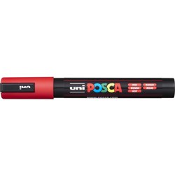 Uni Posca PC-5M Paint Marker Medium 2.5mm Bullet Tip Red