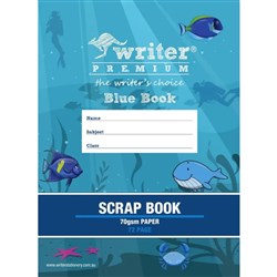 Writer Premium Blue Book Scrapbook 240mm x 330mm 72 Page