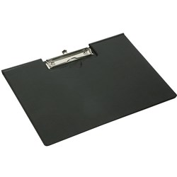 Marbig PVC Clipfolder A4 Landscape Black