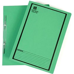 Avery Spiral Action File Foolscap Green With Black Print