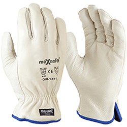 Maxisafe Antarctic Extreme Rigger Gloves Thinsulate Lined Medium Beige