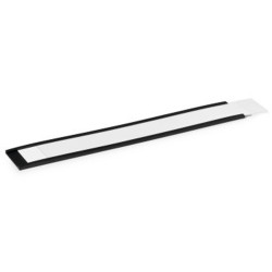 Durable Magnetic C-Profile Strips 30x200mm Charcoal Pack of 50