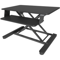 Elevar MaxiShift-E Electric Lift Desk Top Sit Stand Unit Black