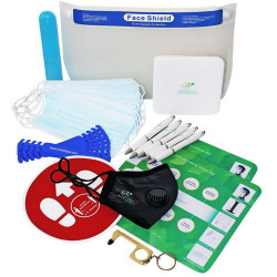 Workplace Warrior Infectious Disease Protection Kit With Various Safety Products