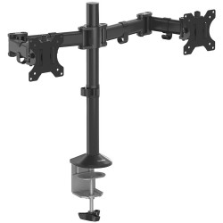 Fellowes Monitor Arm Reflex Series Dual Black