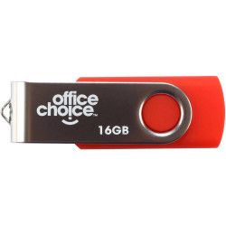Office Choice USB2.0 Drive 16GB  Rotating Silver