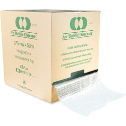 Polycell Degradable Bubble  Wrap Roll 375mm x 50m Green