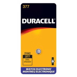 Duracell D377 Coppertop Alkaline Coin Battery