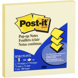 Post-It R330-YW Pop Up Notes 76x76mm Refill Yellow Pad