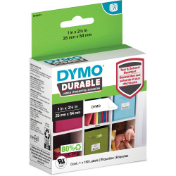 Dymo Labelwriter Durable White White Labels 25mmx54mm Pack of 160