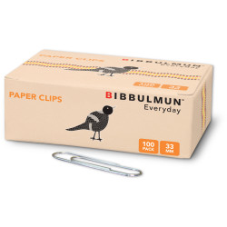 Bibbulmun Paper Clip 33mm Pack of 100