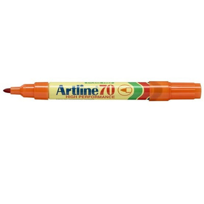 Artline 70 Permanent Marker Bullet 1.5mm Orange Box Of 12